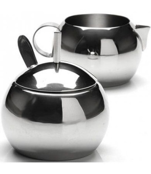 Сахарница с крышкой и сливочник 250мл Mayer Boch в ШефСтор (chefstore.ru)